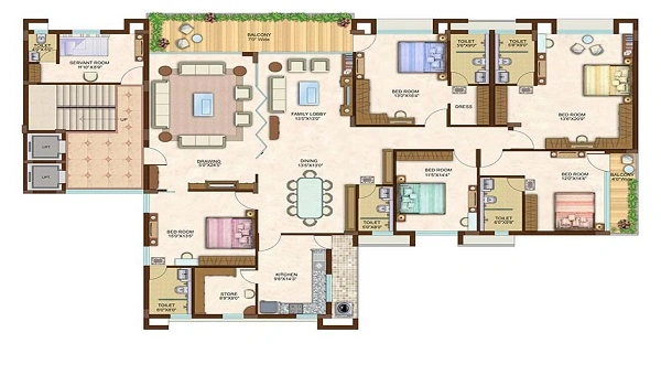 Featured Image of Godrej Regal Pavilion 5 BHK Floor Plan